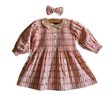 Bonjour Diary :: Tunique With Hair Clip Tapestry Pink Stripe Print