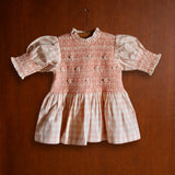 Bonjour Diary - Handsmocks Blouse Pink Vichy