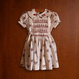 Bonjour Diary - Handsmock Dress Garden Flowers Print