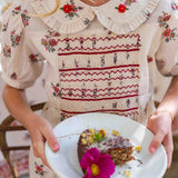 Bonjour Diary - Handsmock Dress Garden Flowers Print