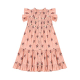 [Exclusive] Bonjour Diary - Ibiza Dress Pink Garden Flowers Print