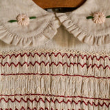 Bonjour Diary - Handsmock Dress Natural Cotton Flex