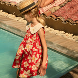 Bonjour Diary - Tunic With Hair Clip Gaughin Print