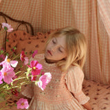 Bonjour Diary - Handsmocks Blouse Pink Vichy