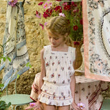 Bonjour Diary -  Top & Panty Set Garden Flowers Print