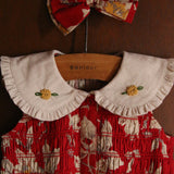 Bonjour Diary - Tunic With Hair Clip Gaughin Print