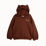 [Pre-Order] Mini Rodini - Cat Ears Hoodie Brown