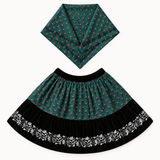 Bonjour Diary -  Skirt And Scarf Provencal Print