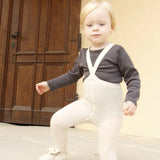Silly Silas :: Footed (유발) Cotton Tights Cream Blend