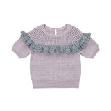 Misha And Puff -  Crochet Joya Top Mist