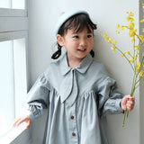 Mes Kids Des Fluers :: Bow Tie Dress Blue