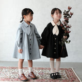 Mes Kids Des Fluers :: Bow Tie Dress Blue