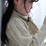 Mes Kids Des Fluers :: Bow Neck Sweater Light Green