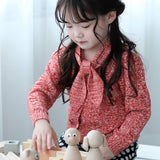Mes Kids Des Fluers :: Bow Neck Sweater Red