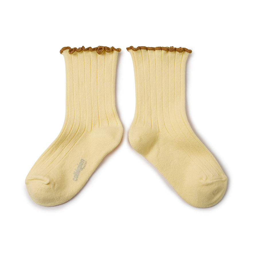 Collegien :: Delphine Lettuce Trim Ribbed Socks 039
