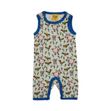 Duns :: Play Suit Pigs And Chicks Skylight Blue French Blue Taping