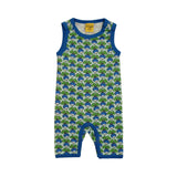 Duns :: Play Suit Radish Beach Glass French Blue Taping