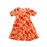 Duns :: Rosehip Short Sleeve Skater Dress