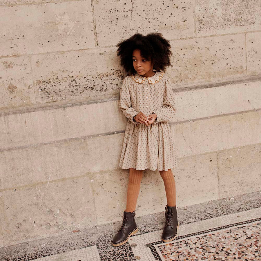 Emile Et Ida :: Crochet Collar Cotton Dress Marceau