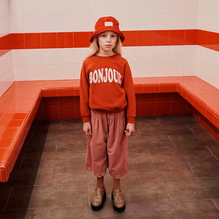 Emile Et Ida :: Velvet Pants Flamingo