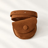 Ecrin -  Suede Coin Bag Brown