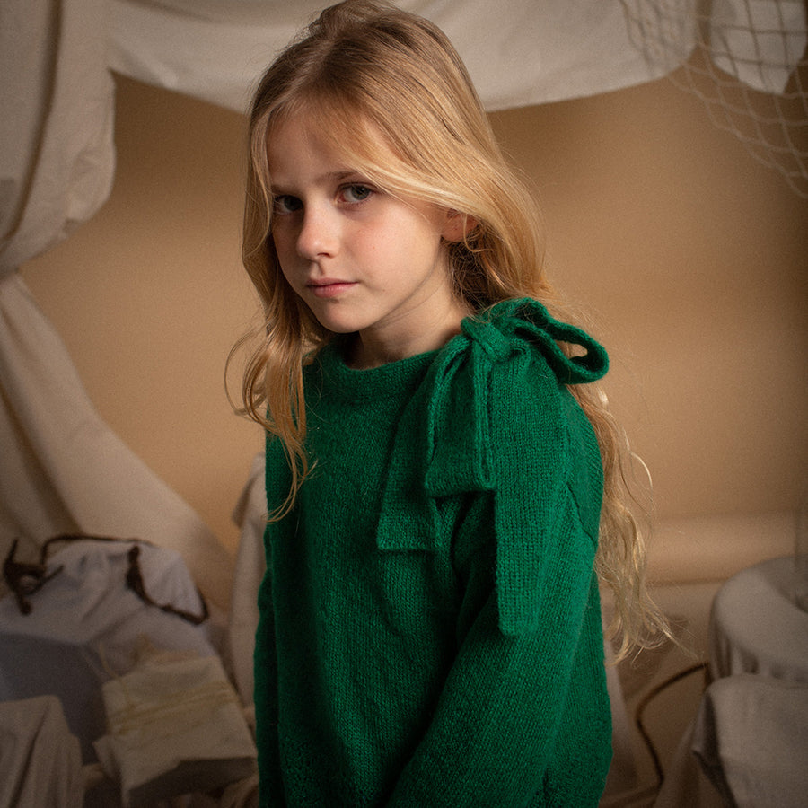 Birinit Petit :: Green Bow Jersey