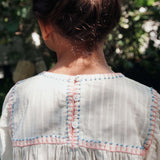 Emile Et Ida -  Blouse Brodee Cream / Pink