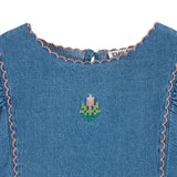 Emile Et Ida :: Blouse Brodee Denim Denim Light