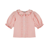 Emile Et Ida -  Blouse Brodee Vichy Vivi