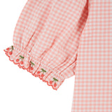 Emile Et Ida -  Blouse Brodee Vichy Vivi