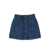 Emile Et Ida :: Denim Crochet Skirt Denim