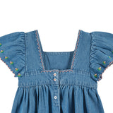 Emile Et Ida :: Robe Brode Denim Denim Light
