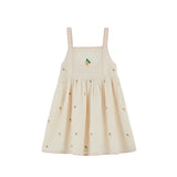 Emile Et Ida -  Robe Brodee Coeur Creme
