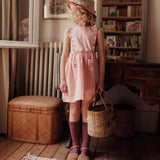 Emile Et Ida -  Robe Tablier Brodee Cerises Vivi