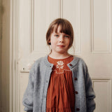 Emile Et Ida - Robe Brodee Griotte