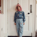 Emile Et Ida - Pantalon Denim Genouillere Bleu Delave