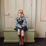 Emile Et Ida - Robe Tablier Brodee Denim Denim