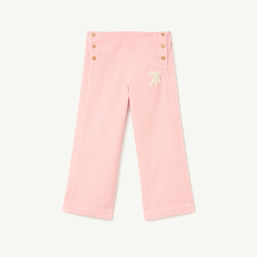 The Animals Observatory :: Corduroy Porcupine Kids Pants Pink