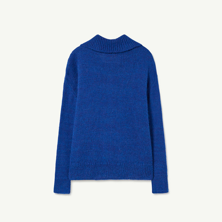 The Animals Observatory :: Raven Kids Sweater Blue Animals