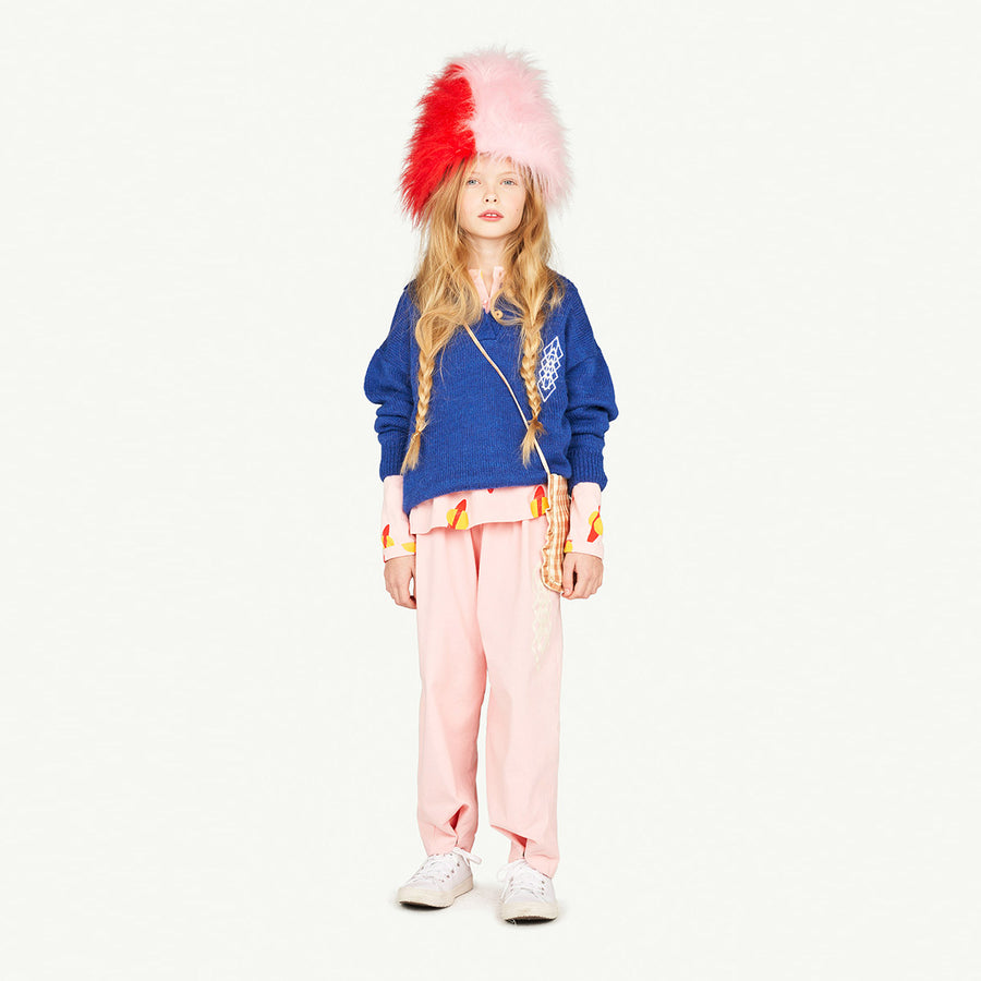 The Animals Observatory :: Raven Kids Sweater Blue Animals