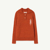 The Animals Observatory :: Raven Kids Sweater Deep Orange