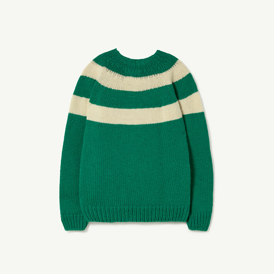 The Animals Observatory :: Toucan Kids Cardigan Green Logo