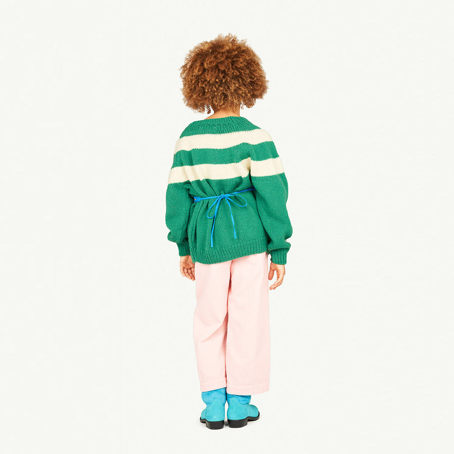 The Animals Observatory :: Toucan Kids Cardigan Green Logo