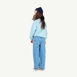 The Animals Observatory :: Bear Kids Sweatshirt Blue