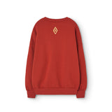The Animals Observatory :: Leo Kids Sweatshirt Maroon