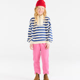 The Animals Observatory :: Blowfly Kid Sweatshirt Navy Stripe