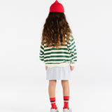 The Animals Observatory :: Blowfly Kid Sweatshirt Green Stripe