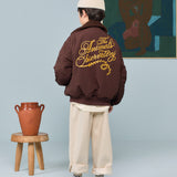 The Animals Observatory - Homard Kid Bomber Jacket Dark Brown