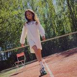 Floess -  Claire Dress Ivory White