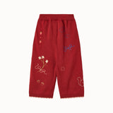 Floess - Agnes Pants Dark Cranberry